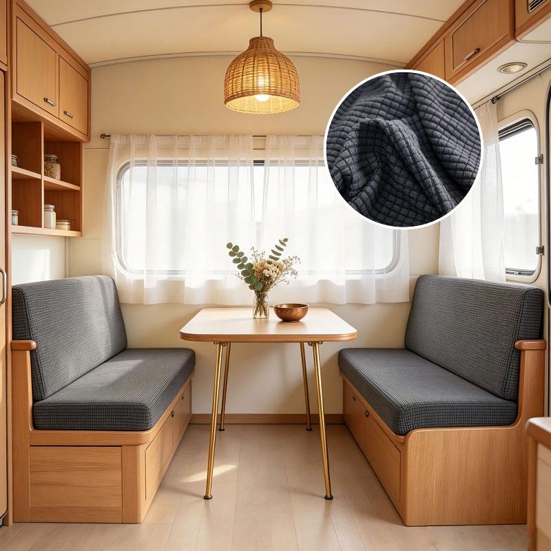 1Set RV Dinette Cushions Covers - Stretch Sofa Seat Slipcovers - Washable Loveseat Sofa Furniture Protector for Camper Car Bench
1Set RV Dinette Cushions Covers - Stretch Sofa Seat Slipcovers - Washable Loveseat Sofa Furniture Protector for Camper Car Bench