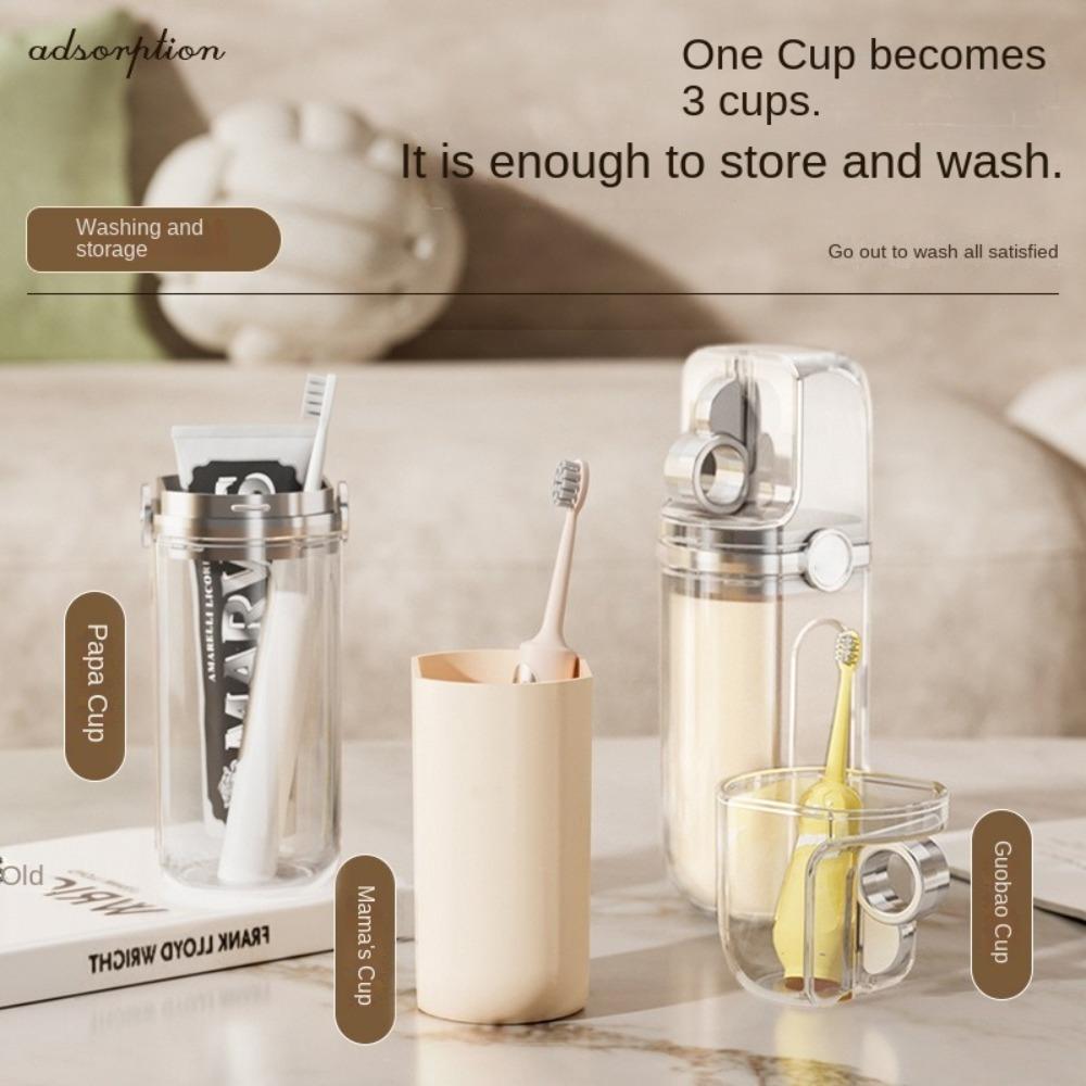 Large Capacity Travel Toothbrush Cup 3-in-1 Mouthwash Cup New Toothpaste Dispenser for Home&Travel
Large Capacity Travel Toothbrush Cup 3-in-1 Mouthwash Cup New Toothpaste Dispenser for Home&Travel