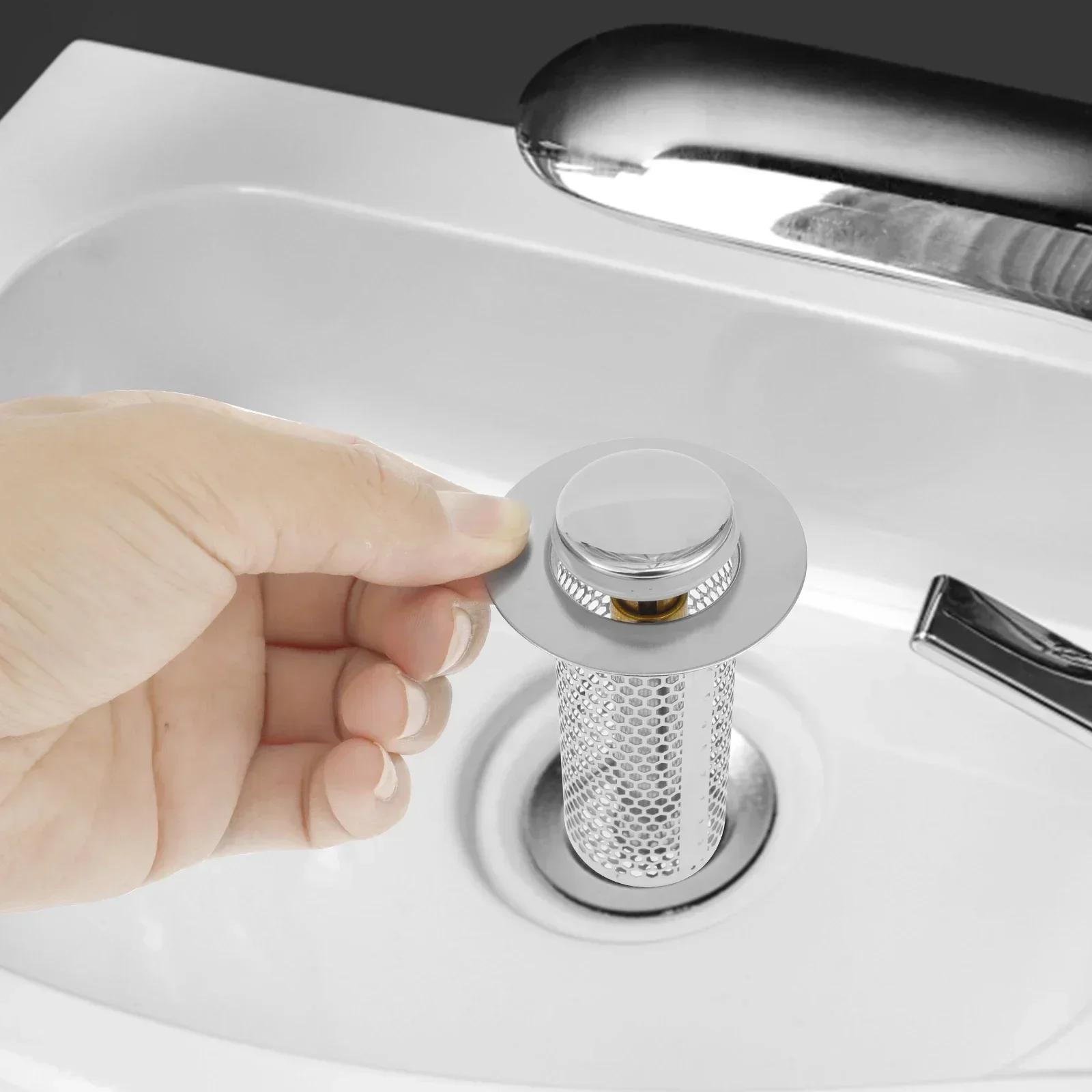 2Pcs Stainless Steel Floor Drain Filter Easy to Use Sink Drain Strainer Filter Multifunctional Sink Drain Strainer Pop Up Bounce
2Pcs Stainless Steel Floor Drain Filter Easy to Use Sink Drain Strainer Filter Multifunctional Sink Drain Strainer Pop Up Bounce