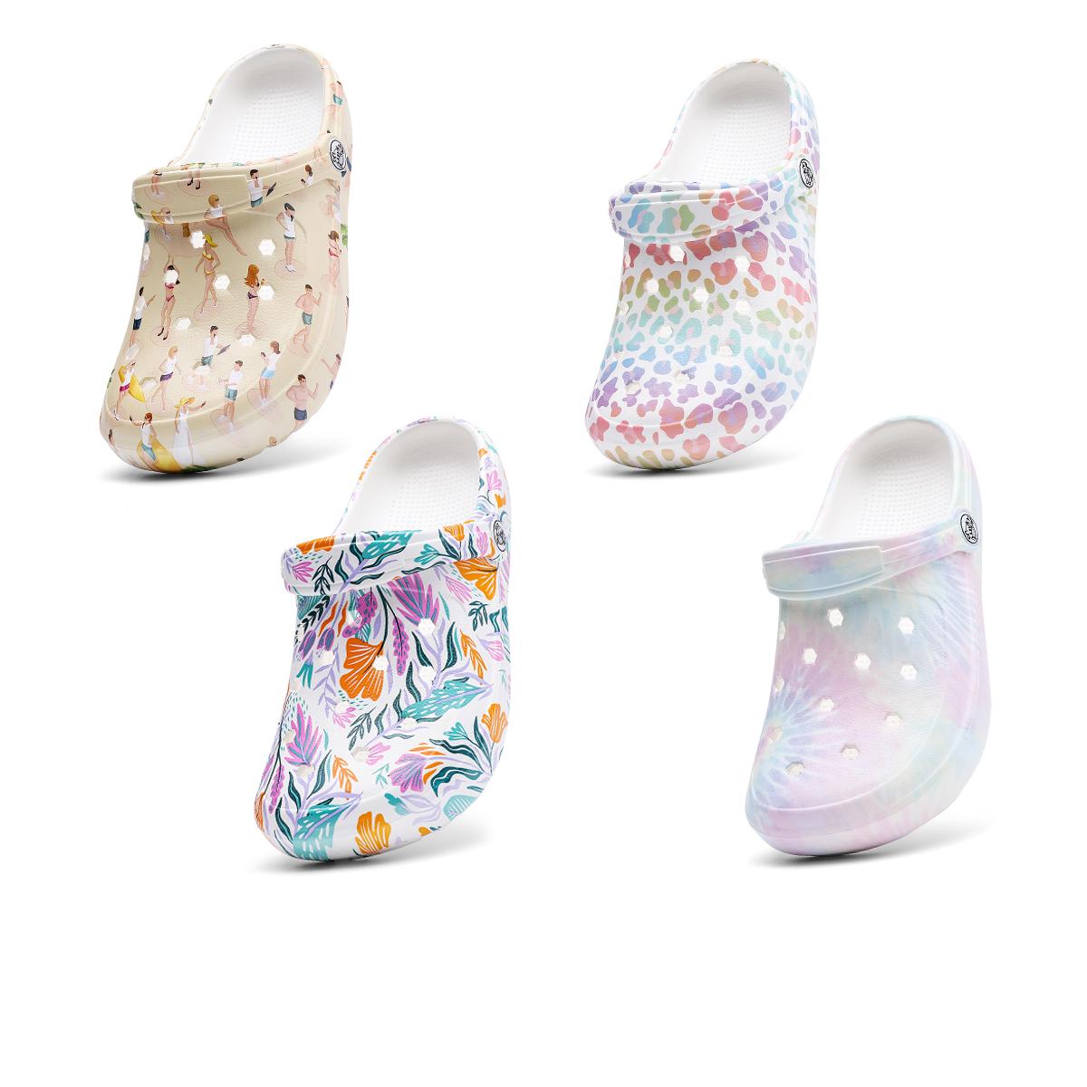 Women s fashionable tie-dye patterned clogs, lightweight two-wear garden clogs, non-slip and versatile summer beach slippers 37
Women s fashionable tie-dye patterned clogs, lightweight two-wear garden clogs, non-slip and versatile summer beach slippers 37