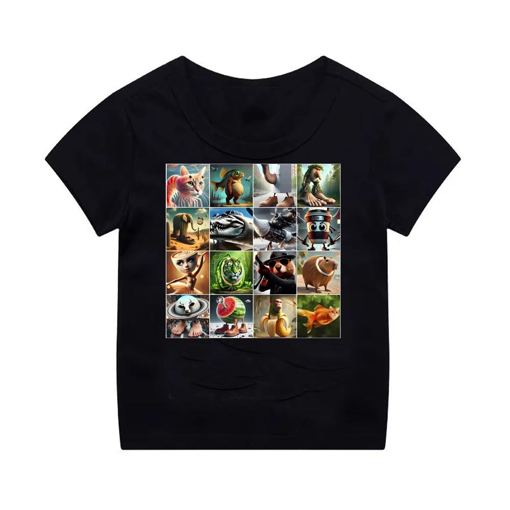Summer Italy BrainrotAnimals Children s Cotton T-Shirt Cappuccino Assassino Children s Short Sleeve Top Funny Meme Cute T-Shirt 4XL
Summer Italy BrainrotAnimals Children s Cotton T-Shirt Cappuccino Assassino Children s Short Sleeve Top Funny Meme Cute T-Shirt 4XL