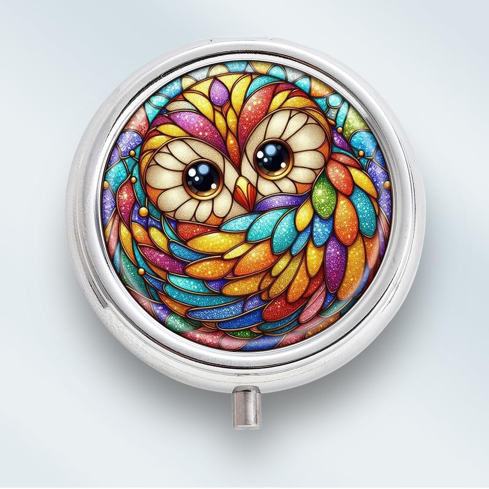 Portable Pill Box with 3 Compartments, Mini Metal Medicine Organizer Case, Cute Printed Pill Container for Vitamins, Pills, Jewelry, Travel, Daily Use разноцветный
Portable Pill Box with 3 Compartments, Mini Metal Medicine Organizer Case, Cute Printed Pill Container for Vitamins, Pills, Jewelry, Travel, Daily Use разноцветный