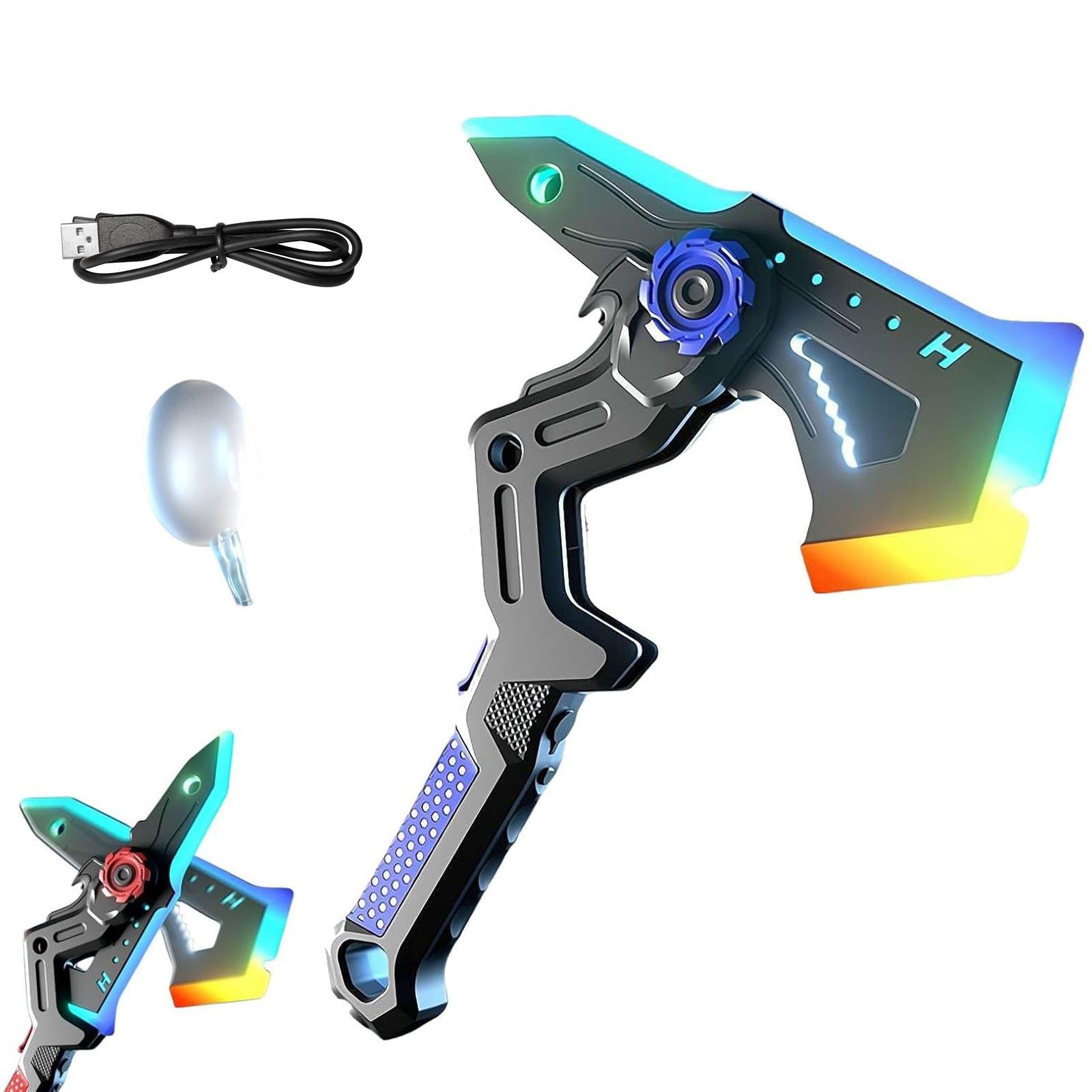 2-in-1 Streamer Cosplay Sword Toy with Colorful LED & Spray Mist Light Sword & Axe Toy Sound Effects for Stage Film Masquerade синий
2-in-1 Streamer Cosplay Sword Toy with Colorful LED & Spray Mist Light Sword & Axe Toy Sound Effects for Stage Film Masquerade синий