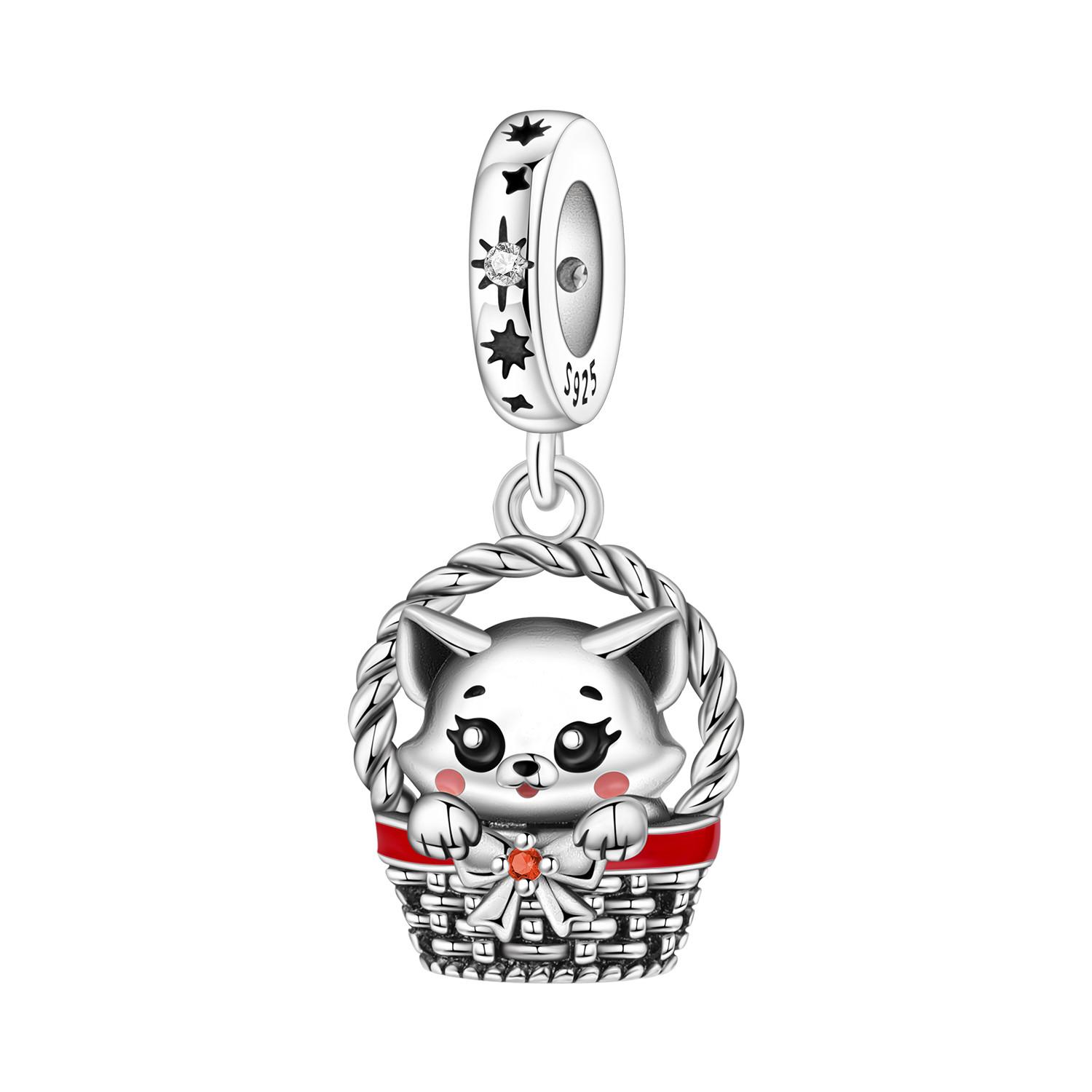 PANPOKI copper Basket Cat Pet Animal Pendant Bead Charms Authentic Pendants Bracelets Charm Jewellery Party Do It Yourself Trendy Gift
PANPOKI copper Basket Cat Pet Animal Pendant Bead Charms Authentic Pendants Bracelets Charm Jewellery Party Do It Yourself Trendy Gift