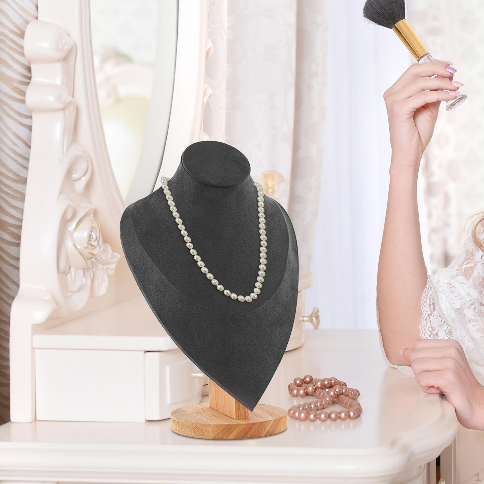Elegant Jewelry Mannequin Display Stand for Necklace Organization 12.6x18x28cm
Elegant Jewelry Mannequin Display Stand for Necklace Organization 12.6x18x28cm