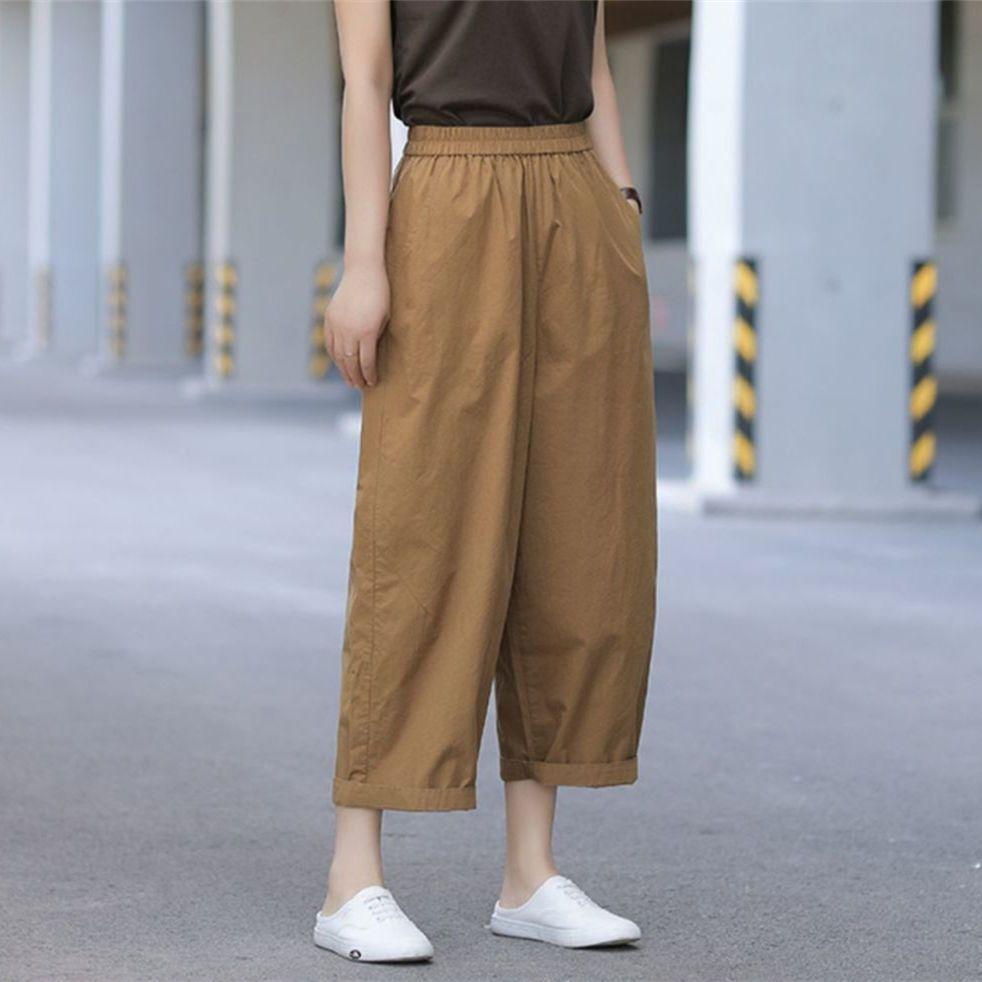 Летние тонкие универсальные брюки палаццо для женщин длины 8/9 с высокой посадкой, свободные, спортивные, повседневные, однотонные, прямые, утилитарные брюки L
Летние тонкие универсальные брюки палаццо для женщин длины 8/9 с высокой посадкой, свободные, спортивные, повседневные, однотонные, прямые, утилитарные брюки L