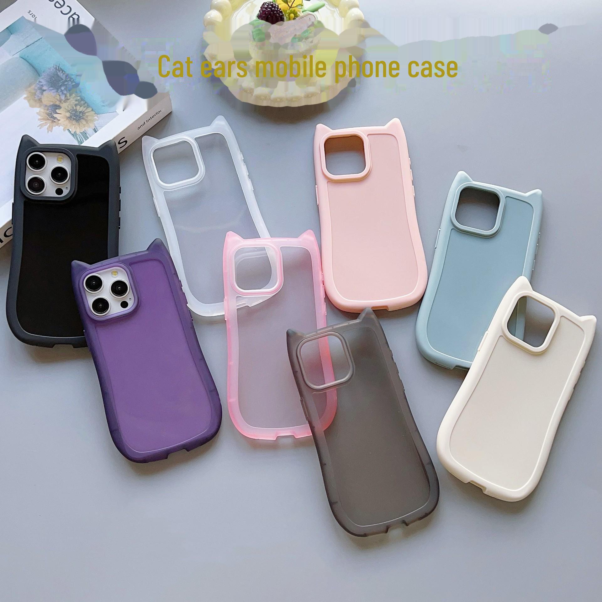 Совместимый чехол для телефона Cat Ear TPU для Apple iPhone 12-16 Pro Max - мягкий прозрачный чехол с модным дизайном iPhone 12 розовый
Совместимый чехол для телефона Cat Ear TPU для Apple iPhone 12-16 Pro Max - мягкий прозрачный чехол с модным дизайном iPhone 12 розовый