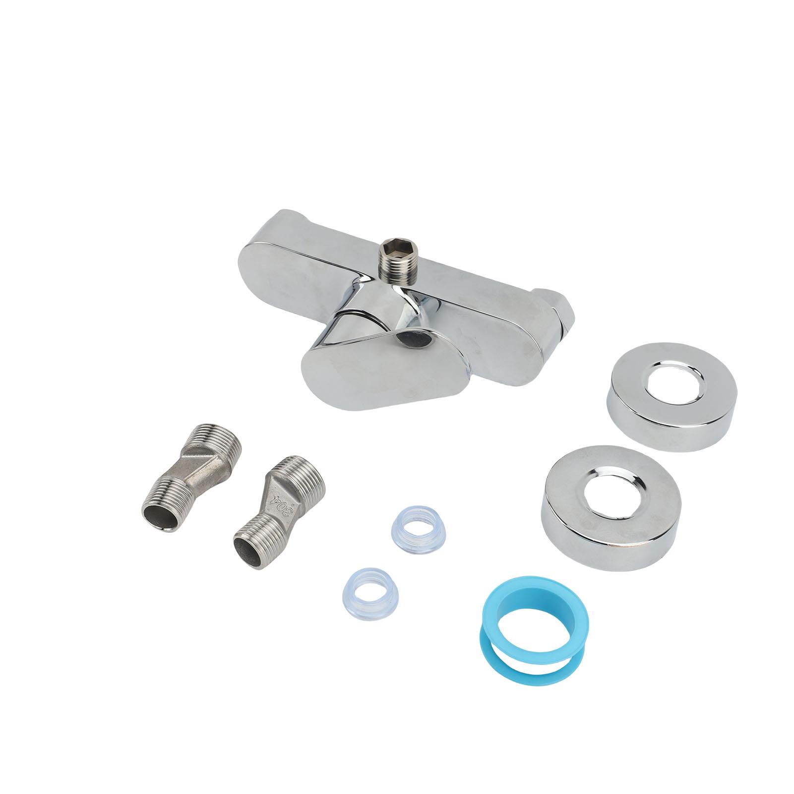 Shower Mixer Tap Brass Wall Mounted Bathtub Single Handle Faucet Shower Valve Mixer Tap for Home
Shower Mixer Tap Brass Wall Mounted Bathtub Single Handle Faucet Shower Valve Mixer Tap for Home