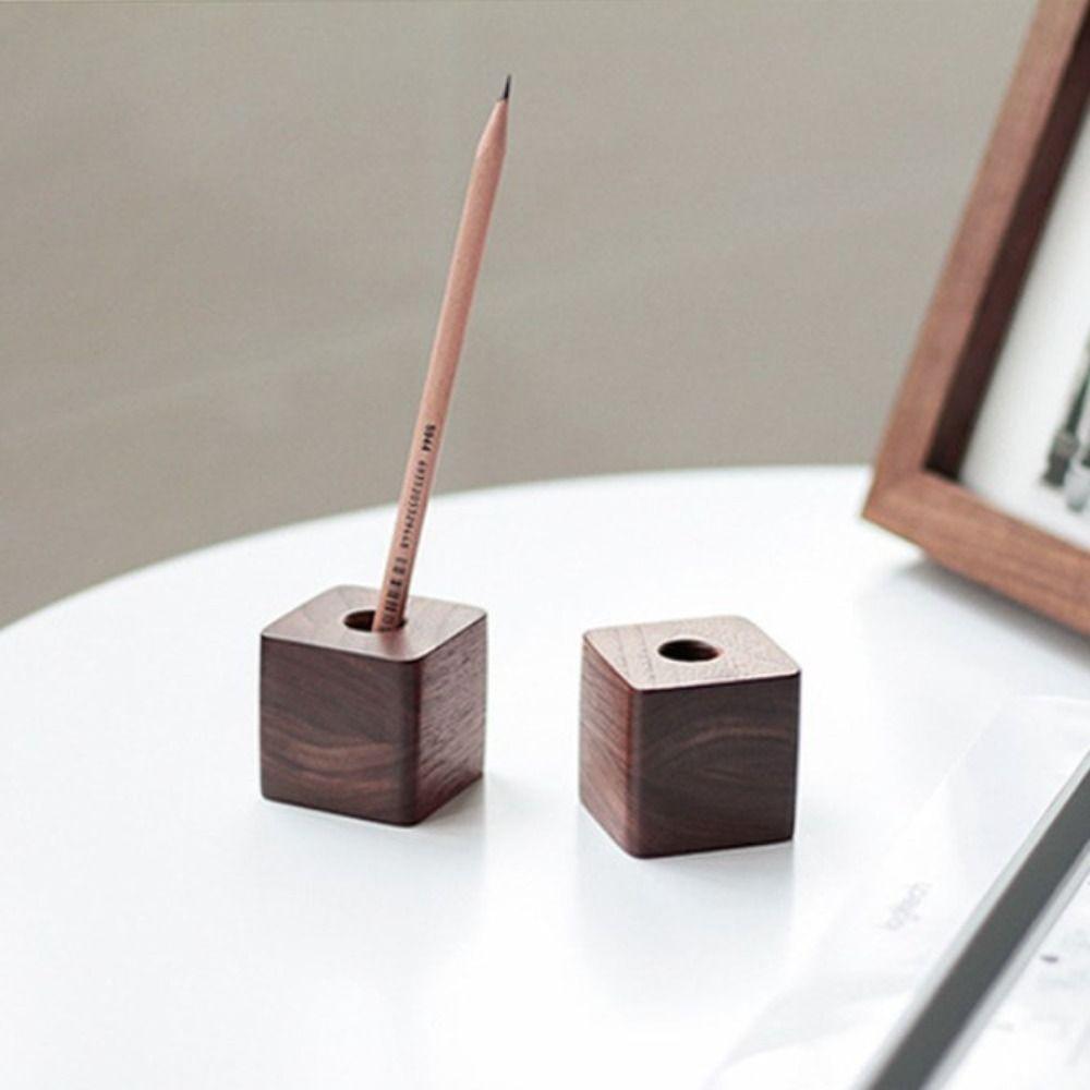Desktop Storage Desktop Pencil Holder Pen Storage Box Wooden Pencil Stand Desktop Decors 4X4CM-beech
Desktop Storage Desktop Pencil Holder Pen Storage Box Wooden Pencil Stand Desktop Decors 4X4CM-beech
