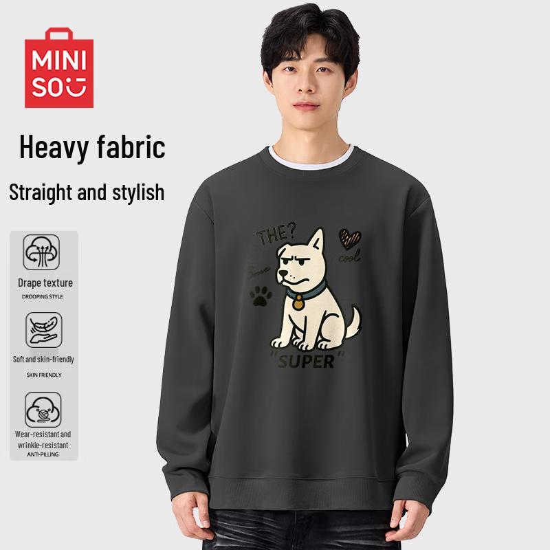 MINISO Unisex Loose-Fit Round Neck Sweatshirt L
MINISO Unisex Loose-Fit Round Neck Sweatshirt L