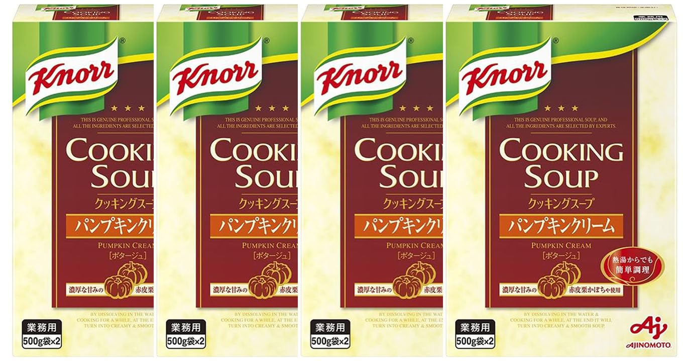 Ajinomoto Knorr Commercial Cooking Суп Тыквенный Суп 500 г x 4 Коробка Набор 4901001056910
Ajinomoto Knorr Commercial Cooking Суп Тыквенный Суп 500 г x 4 Коробка Набор 4901001056910