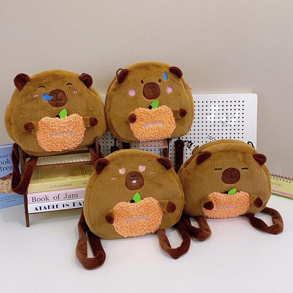 Plush Capyabra Plush Bag Soft Cartoon Doll Bag Schoolbag Capyabra Backpack Daily style 2
Plush Capyabra Plush Bag Soft Cartoon Doll Bag Schoolbag Capyabra Backpack Daily style 2