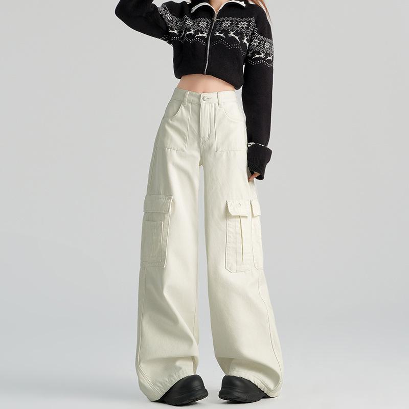 2024 Women s High Waist White Straight Leg Workwear Jeans - Autumn/Winter Collection XXL
2024 Women s High Waist White Straight Leg Workwear Jeans - Autumn/Winter Collection XXL