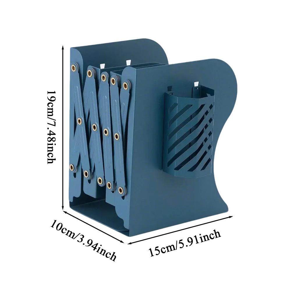 Desk Book Shelf Telescopic Desktop Bookshelf Storage Rack Metal Desk Organizer With Pen Holder Desktop Bookcase Desk Top темно-синього кольору
Desk Book Shelf Telescopic Desktop Bookshelf Storage Rack Metal Desk Organizer With Pen Holder Desktop Bookcase Desk Top темно-синього кольору