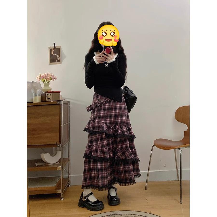 Girls Plaid Midi Dress Two-Piece Set - College Style Spring/Autumn New Arrival Large
Girls Plaid Midi Dress Two-Piece Set - College Style Spring/Autumn New Arrival Large