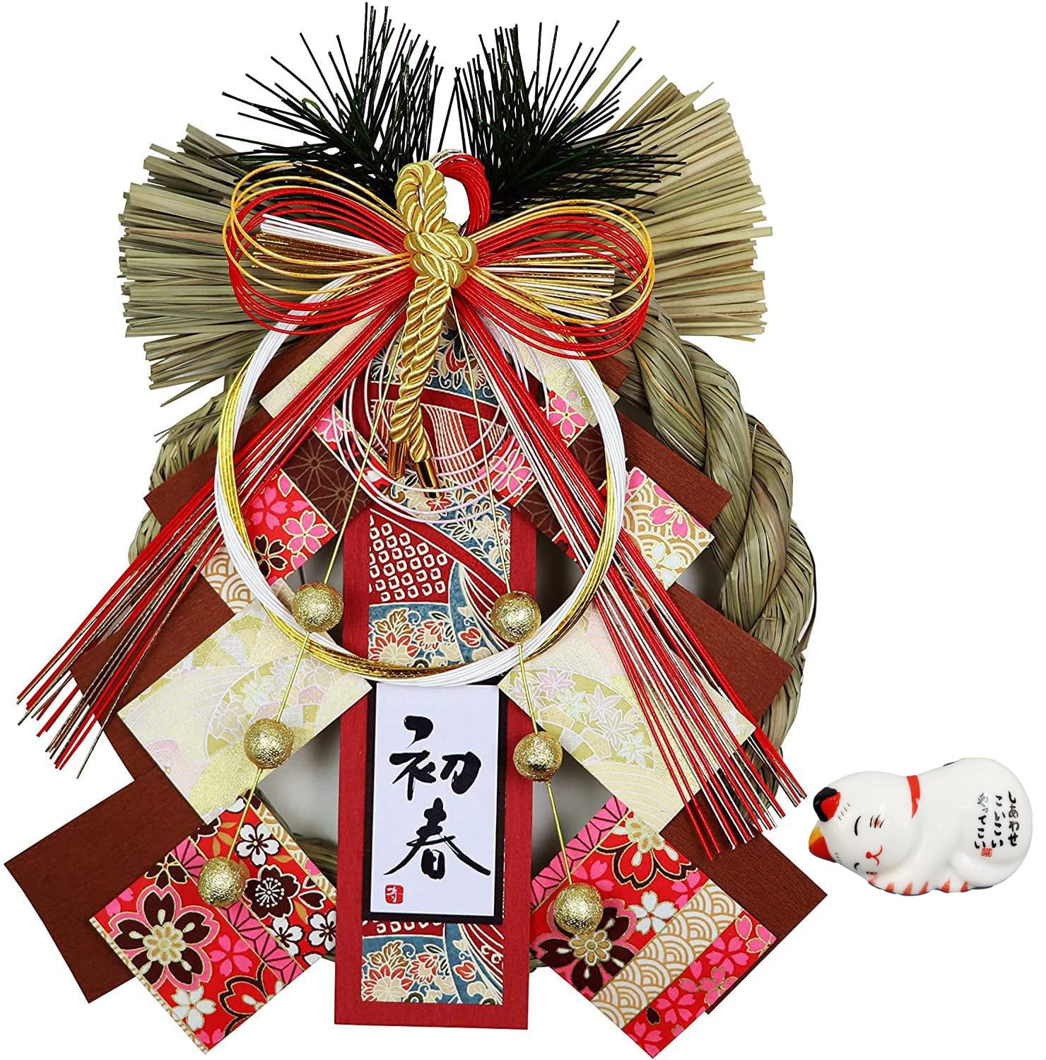 Osaka Choseido New Shimenawa Stylish Entrance Wreath with 30cm Azuki Early Spring Beckoning Cat Chopstick Rest Included Year s Decoration, (Shimenawa
Osaka Choseido New Shimenawa Stylish Entrance Wreath with 30cm Azuki Early Spring Beckoning Cat Chopstick Rest Included Year s Decoration, (Shimenawa