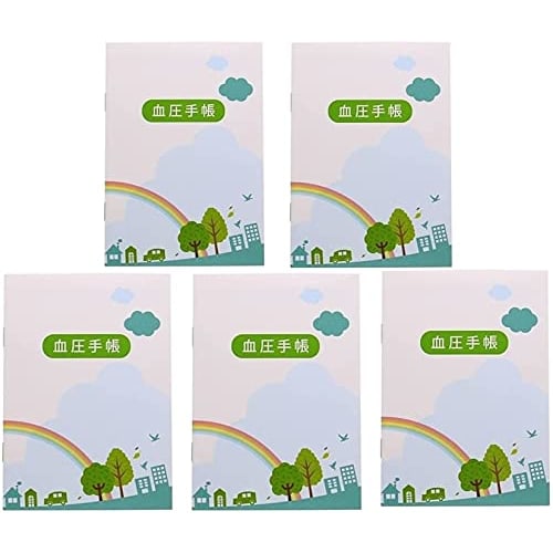 Medicine Goods Blood Pressure Diary, Rainbow, Numerical, Set of 5
Medicine Goods Blood Pressure Diary, Rainbow, Numerical, Set of 5