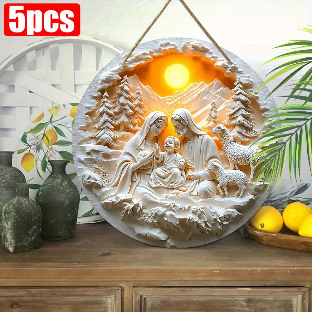 5 шт. 7,87x7,87 дюймов, круглые деревянные таблички «Рождество», классический дизайн венка, настенный декор для гостиной, кафе, фермерского дома, домашнего рождественского стиля 5pcs
5 шт. 7,87x7,87 дюймов, круглые деревянные таблички «Рождество», классический дизайн венка, настенный декор для гостиной, кафе, фермерского дома, домашнего рождественского стиля 5pcs