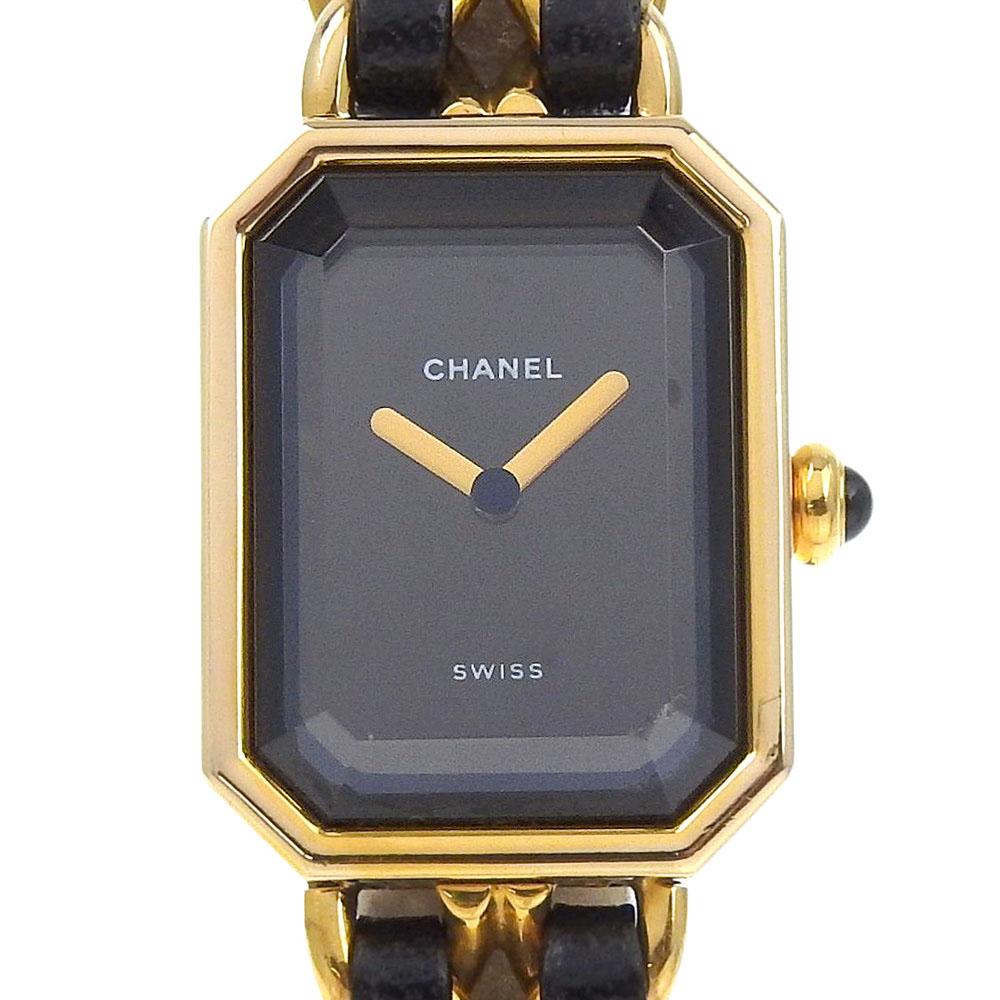 CHANEL Premiere L Watches blackDial Plated Gold/leather Quartz Analog display Women Used
CHANEL Premiere L Watches blackDial Plated Gold/leather Quartz Analog display Women Used