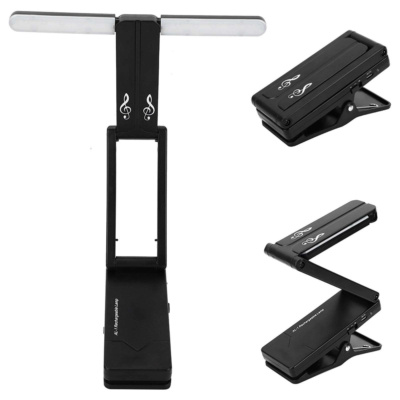 Перезаряжаемая портативная музыкальная подставка для чтения настольная лампа