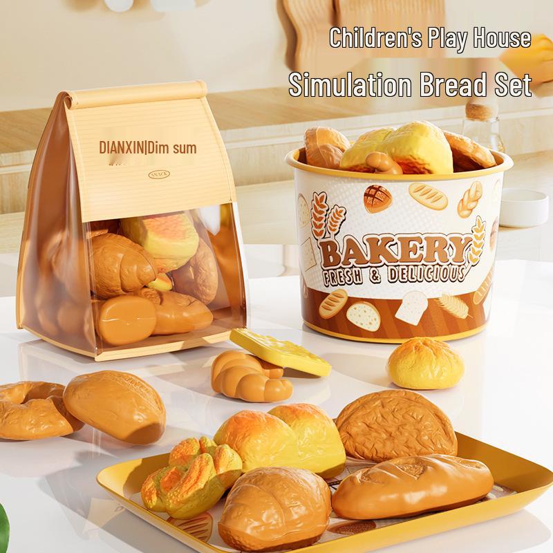 Playhouse Toy Bread Set: Educational Simulation Food with Fries, Bread & Pizza - Perfect Gift for Boys & Girls
Playhouse Toy Bread Set: Educational Simulation Food with Fries, Bread & Pizza - Perfect Gift for Boys & Girls
