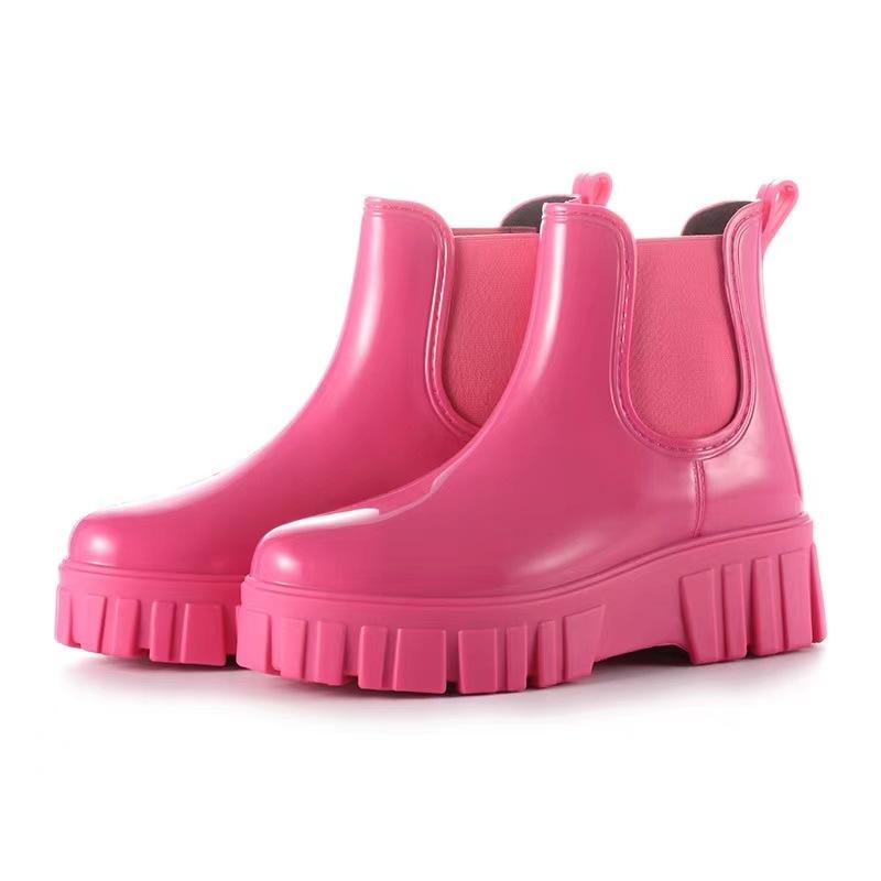 Женские модные утолщенные пластиковые короткие резиновые сапоги 39
Женские модные утолщенные пластиковые короткие резиновые сапоги 39
