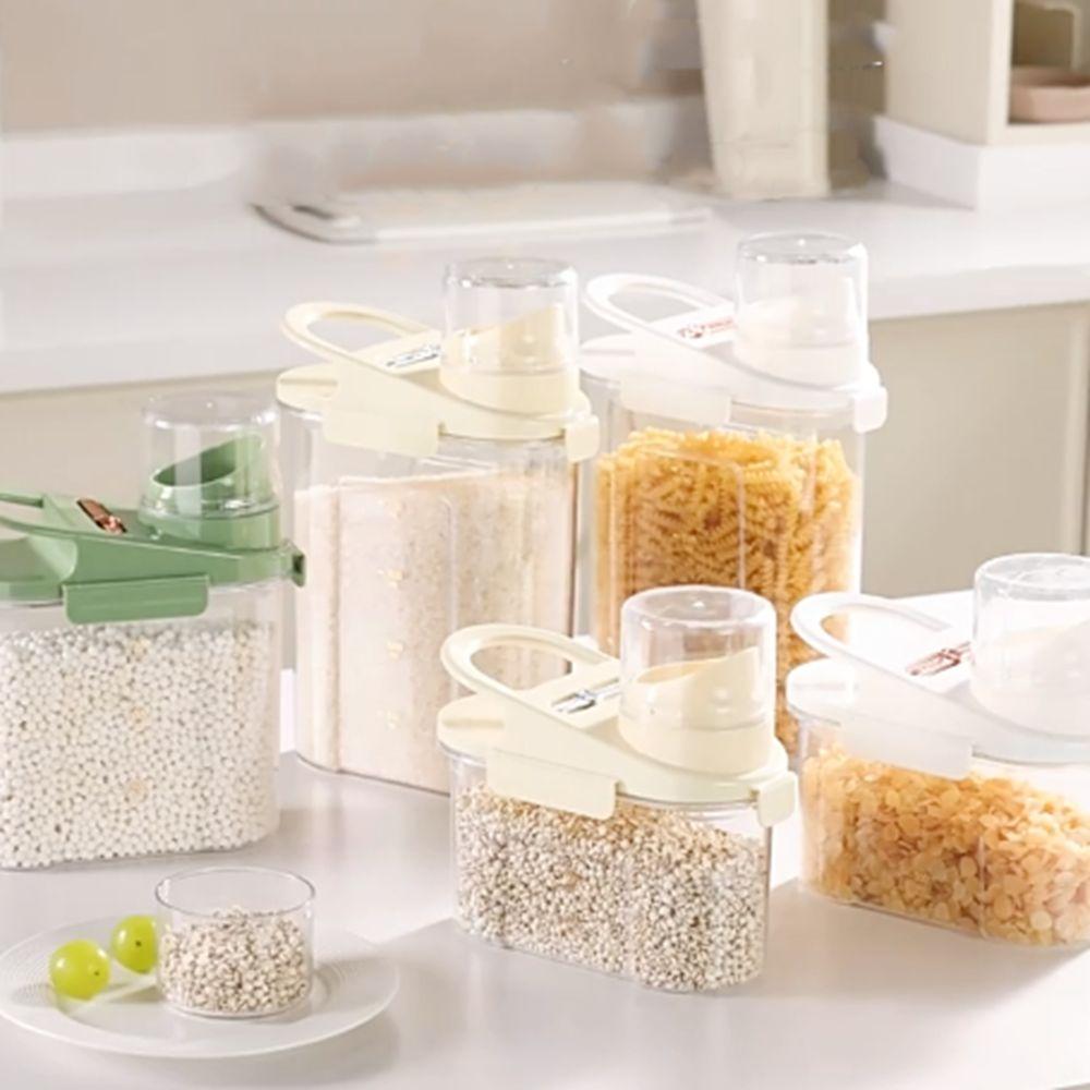 Plastic Food Storage Box Sealed Cereals Container Grain Storage Box Cereal Beans Flour Sugar S бежевый
Plastic Food Storage Box Sealed Cereals Container Grain Storage Box Cereal Beans Flour Sugar S бежевый