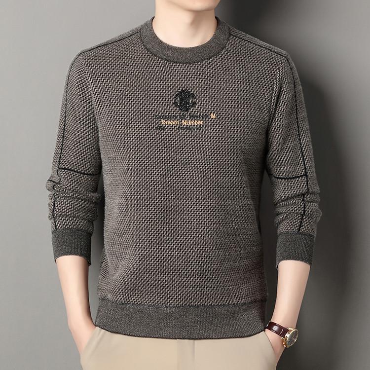 Men s Thickened Embroidered Mink Velvet Sweater - Warm Round Neck Knitwear 3XL хакі
Men s Thickened Embroidered Mink Velvet Sweater - Warm Round Neck Knitwear 3XL хакі
