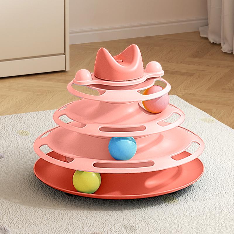 Yao Yizhi 3-in-1 Cat Toy: Self-Tracking Ball, Teaser Stick, and Turntable for Kitty Entertainment.
Yao Yizhi 3-in-1 Cat Toy: Self-Tracking Ball, Teaser Stick, and Turntable for Kitty Entertainment.