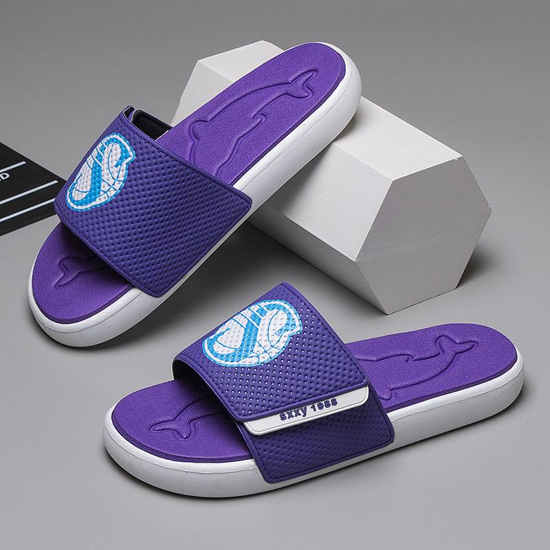 Slippers men s new high-end sense, wearing thick-soled household men s soft-soled cool slippers slippers 46 фіолетовий
Slippers men s new high-end sense, wearing thick-soled household men s soft-soled cool slippers slippers 46 фіолетовий