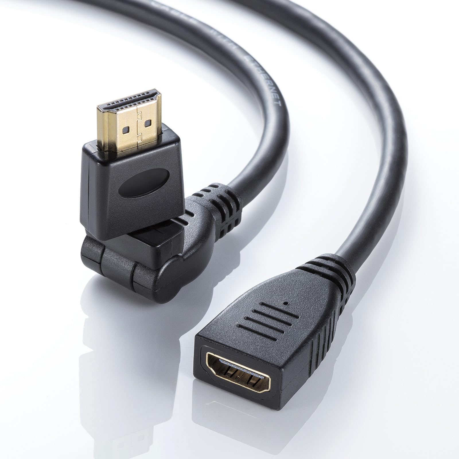 Sanwa Supply HDMI Extension Cable Easy Wiring 3D Connector 4K x 2K Compatible High Speed Black 1m (1m) KM-HD20-3DEN10N чорний
Sanwa Supply HDMI Extension Cable Easy Wiring 3D Connector 4K x 2K Compatible High Speed Black 1m (1m) KM-HD20-3DEN10N чорний