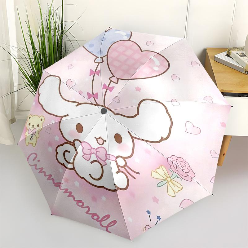 1pc Cinnamoroll Heart-Shaped Balloon Automatic Opening/Closing Umbrella with Foldable Design, 8-Bone Iron Frame Outdoor Umbrella for Festive Gifts, Su
1pc Cinnamoroll Heart-Shaped Balloon Automatic Opening/Closing Umbrella with Foldable Design, 8-Bone Iron Frame Outdoor Umbrella for Festive Gifts, Su