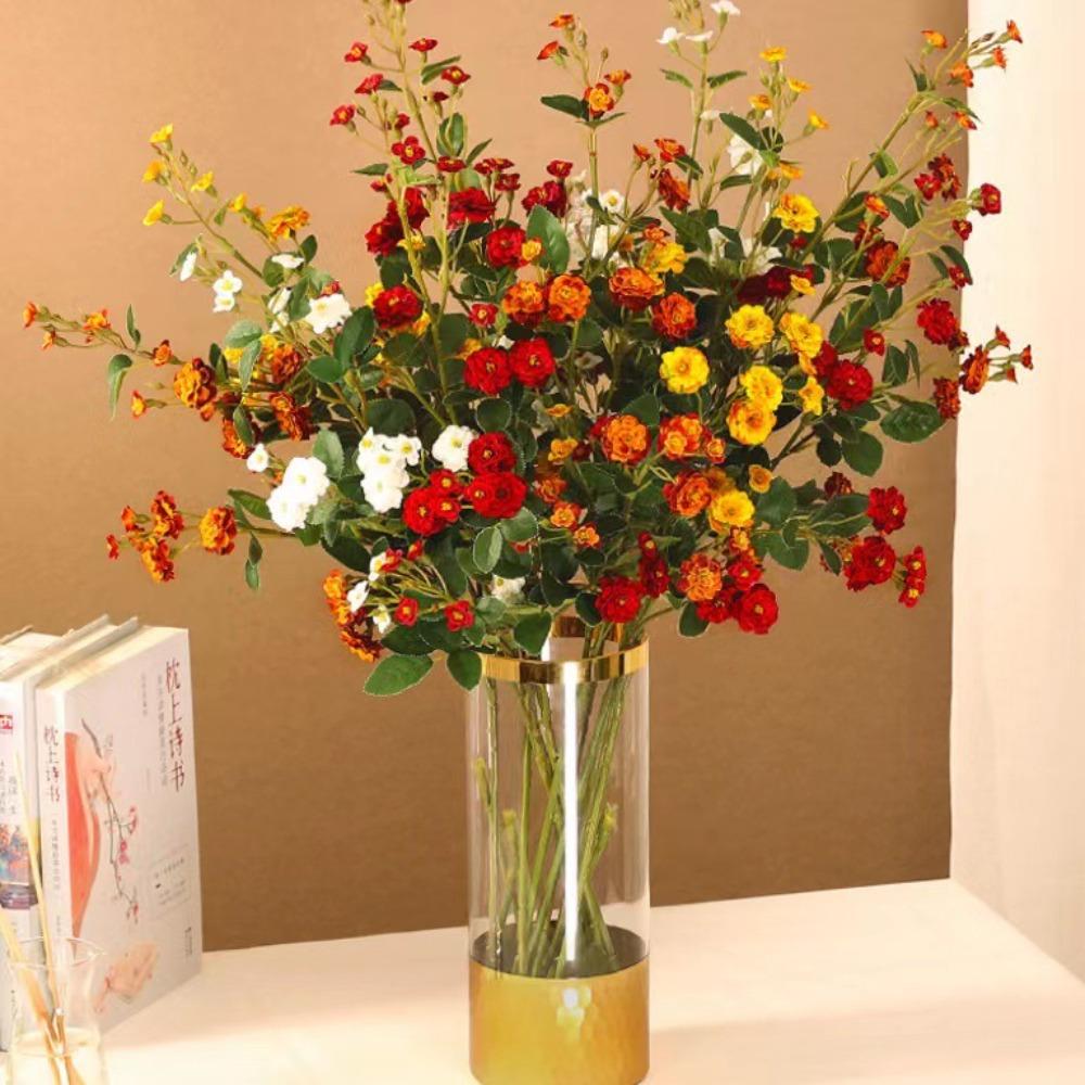75cm Simulated Flower Sweetheart Rose Floral Bouquet New Artificial Flower Furniture Decoration D
75cm Simulated Flower Sweetheart Rose Floral Bouquet New Artificial Flower Furniture Decoration D