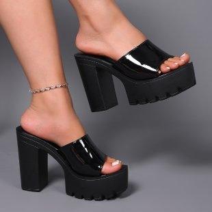 Women s High Chunky Platform Heels Comfort Slip on Open Toe High Block Heel Sandals Wedge Comfortable Heeled Slides for Women Summer Beach Dress Shoes 43 чорний
Women s High Chunky Platform Heels Comfort Slip on Open Toe High Block Heel Sandals Wedge Comfortable Heeled Slides for Women Summer Beach Dress Shoes 43 чорний