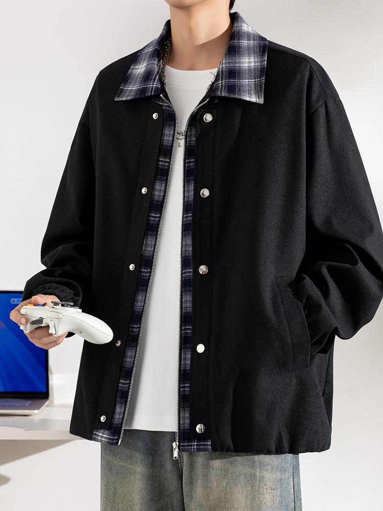 Men s Plus Size Trendy Lapel Jacket - Spring/Autumn Casual Style for Larger Sizes XL хакі
Men s Plus Size Trendy Lapel Jacket - Spring/Autumn Casual Style for Larger Sizes XL хакі