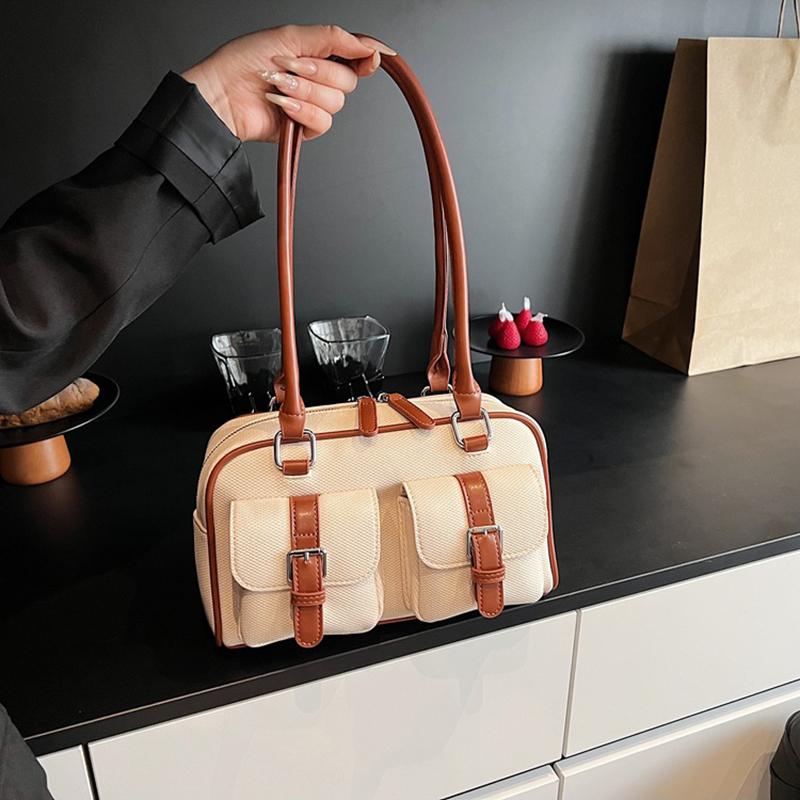 Yogodlns Retro Pillow Bag Merging Bowling Shape Stylish Handheld Shoulder Bag for Work & Commuting Women Underarm Bags 27x10x15cm чорний
Yogodlns Retro Pillow Bag Merging Bowling Shape Stylish Handheld Shoulder Bag for Work & Commuting Women Underarm Bags 27x10x15cm чорний