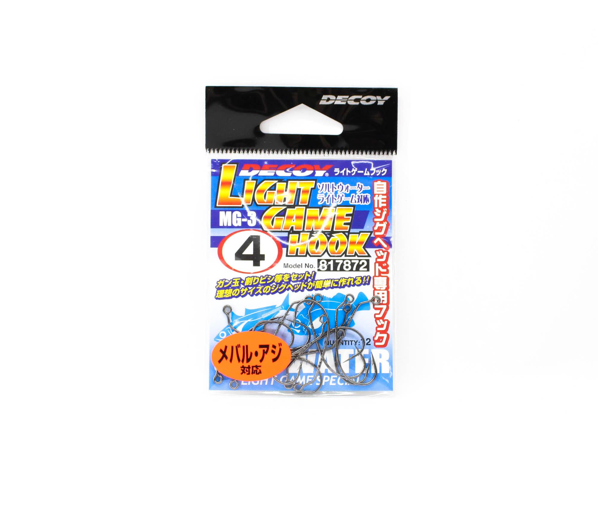 Крючок Decoy MG-3 Light Game Размер 4 (7872)
Крючок Decoy MG-3 Light Game Размер 4 (7872)