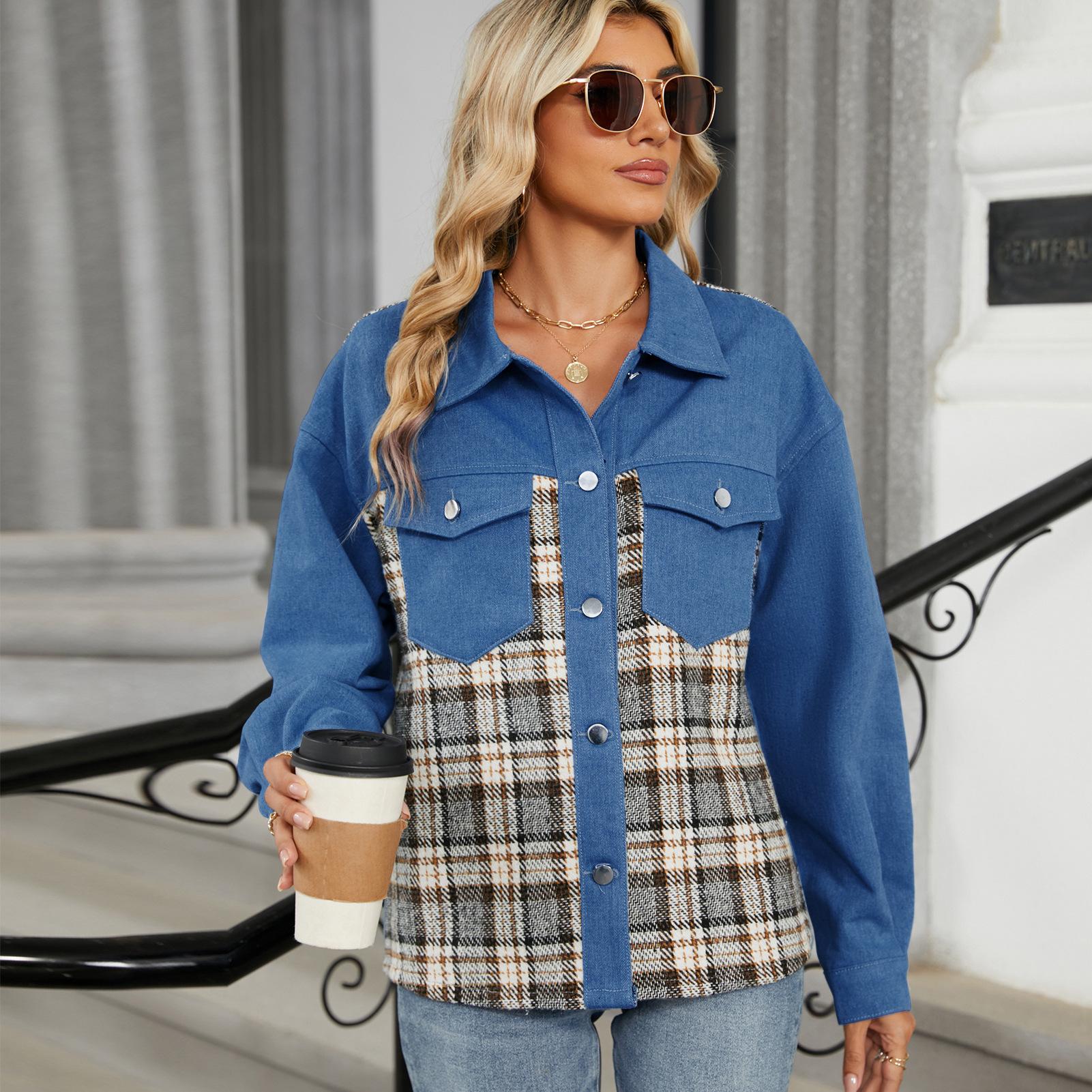 YYFS Женская мода Повседневный клетчатый принт Осень Зима Длинные рукава Поло воротник куртки и пальто XL
YYFS Женская мода Повседневный клетчатый принт Осень Зима Длинные рукава Поло воротник куртки и пальто XL