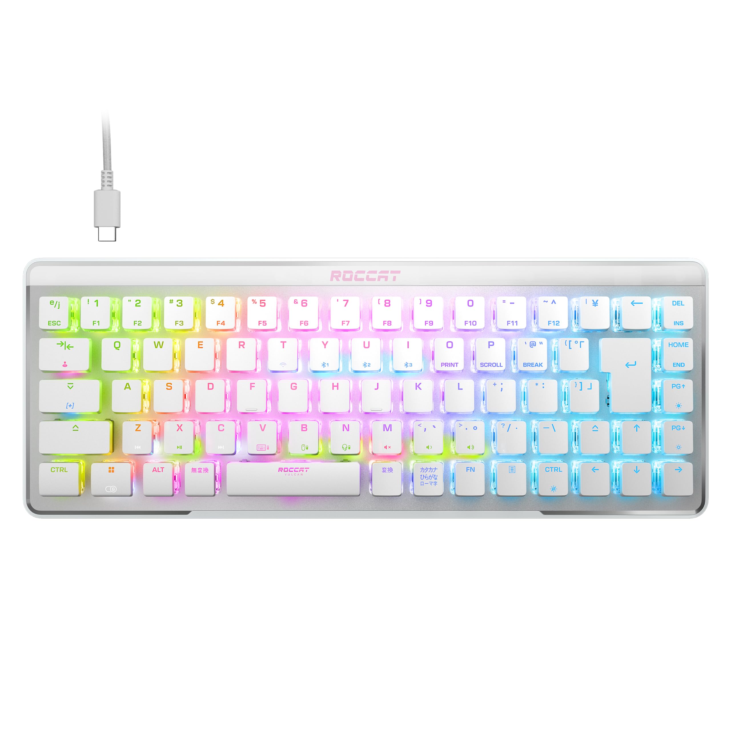 ROCCAT Gaming Keyboard Vulcan II Mini Air Japanese Layout (JIS) Wireless 2.4GHzBluetooth WhiteWhite Mini (65%) Optical Linear RGB Customized Onboard
ROCCAT Gaming Keyboard Vulcan II Mini Air Japanese Layout (JIS) Wireless 2.4GHzBluetooth WhiteWhite Mini (65%) Optical Linear RGB Customized Onboard