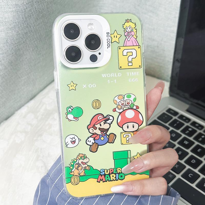 Apple-Compatible iPhone 15/14 Plus/16 Pro Max Green Silver Mario Phone Case iPhone 8
Apple-Compatible iPhone 15/14 Plus/16 Pro Max Green Silver Mario Phone Case iPhone 8