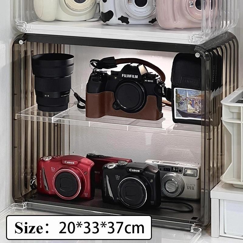 Polaroid Camera Storage Box Display Rack Transparent Digital Camera Dust Cabinet Lens Accessories Organizer Desktop Storage Box сірий
Polaroid Camera Storage Box Display Rack Transparent Digital Camera Dust Cabinet Lens Accessories Organizer Desktop Storage Box сірий