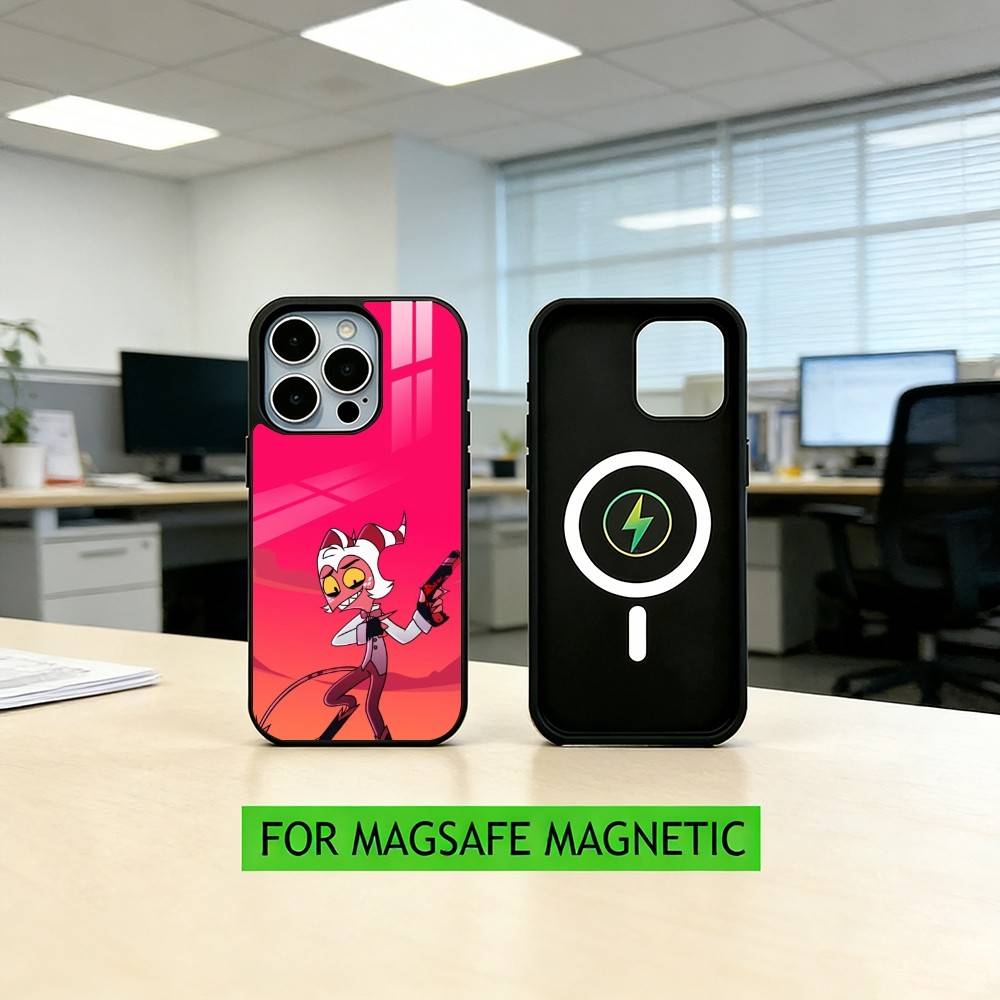 H-Helluva Boss M-Moxxie Phone Case For iPhone17,16,15,14,13,12,11 Plus,Pro Magnetic with Magsafe Wireless Charging iPhone12PRO
H-Helluva Boss M-Moxxie Phone Case For iPhone17,16,15,14,13,12,11 Plus,Pro Magnetic with Magsafe Wireless Charging iPhone12PRO
