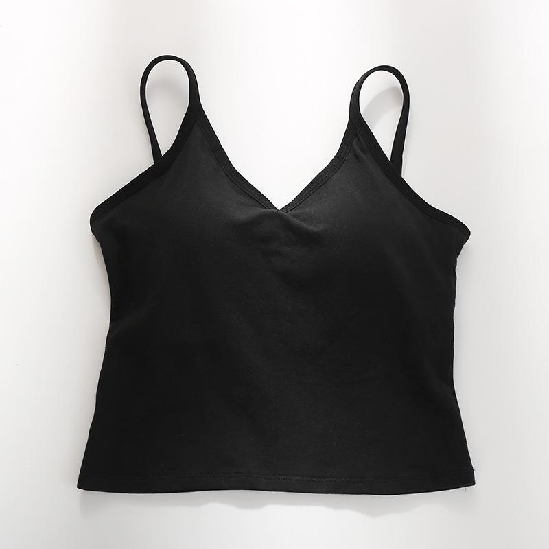 Женская майка из чистого хлопка с U-образным вырезом на спине и накладками на грудь - спортивный бюстгальтер для йоги Large (55-67.5 kg)
Женская майка из чистого хлопка с U-образным вырезом на спине и накладками на грудь - спортивный бюстгальтер для йоги Large (55-67.5 kg)