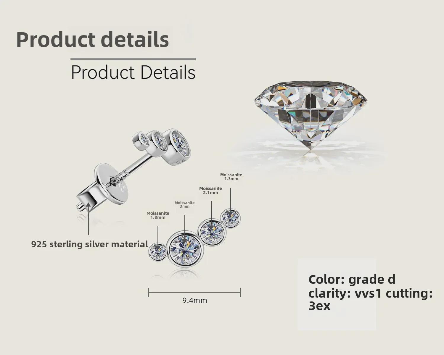 Елегантні сережки з муасанітом для жінок - нішевий дизайн зі срібла 925 проби. 0.16 carat + 0.16 carat білий
Елегантні сережки з муасанітом для жінок - нішевий дизайн зі срібла 925 проби. 0.16 carat + 0.16 carat білий