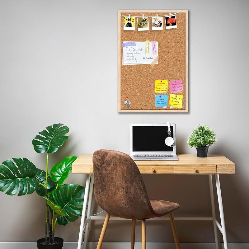 Artzfolio Cork Board | Bulletin Board Notice Pin Board | Vision Soft Board Combo With Thumb Push Pins & Sticky Notes | N 12183046 коричневый
Artzfolio Cork Board | Bulletin Board Notice Pin Board | Vision Soft Board Combo With Thumb Push Pins & Sticky Notes | N 12183046 коричневый
