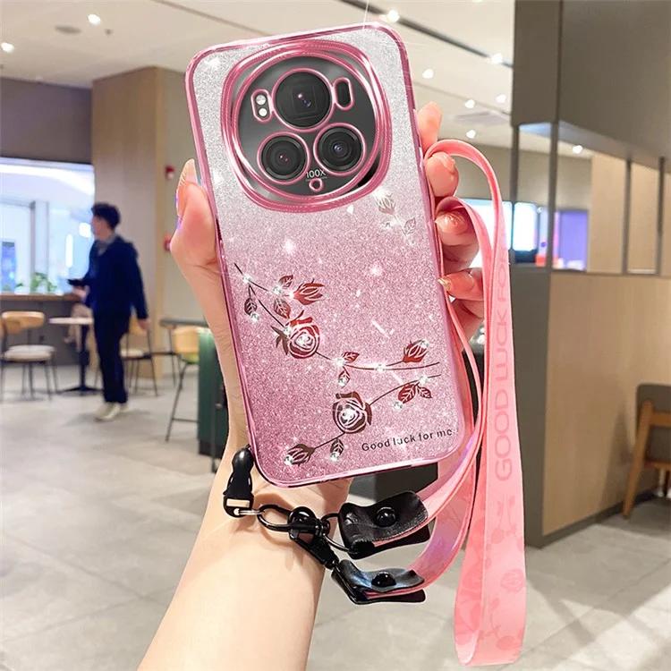 KADEM For Honor Magic6 Pro 5G Case TPU Phone Cover with Lanyard Rhinestone Decor Sparkle Shiny
KADEM For Honor Magic6 Pro 5G Case TPU Phone Cover with Lanyard Rhinestone Decor Sparkle Shiny