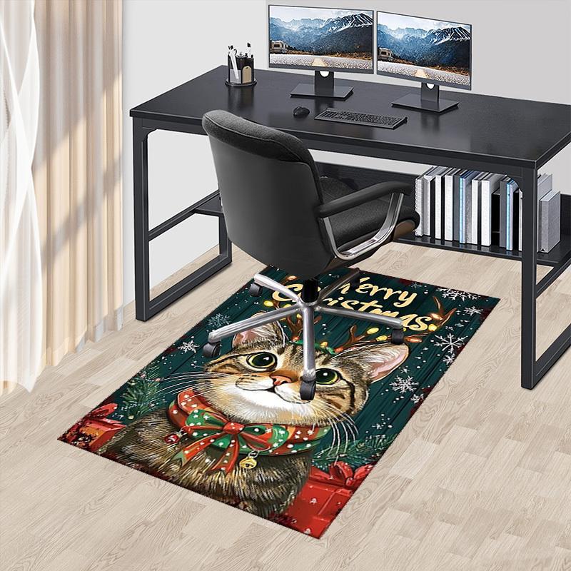 Christmas Cat Chair Mat - Anime Cartoon Design, Non-Slip Carpet for Office Chair, Home Decor, Living Room, Bedroom, Game Room & Dormitory.R049 60cm by 90cm
Christmas Cat Chair Mat - Anime Cartoon Design, Non-Slip Carpet for Office Chair, Home Decor, Living Room, Bedroom, Game Room & Dormitory.R049 60cm by 90cm