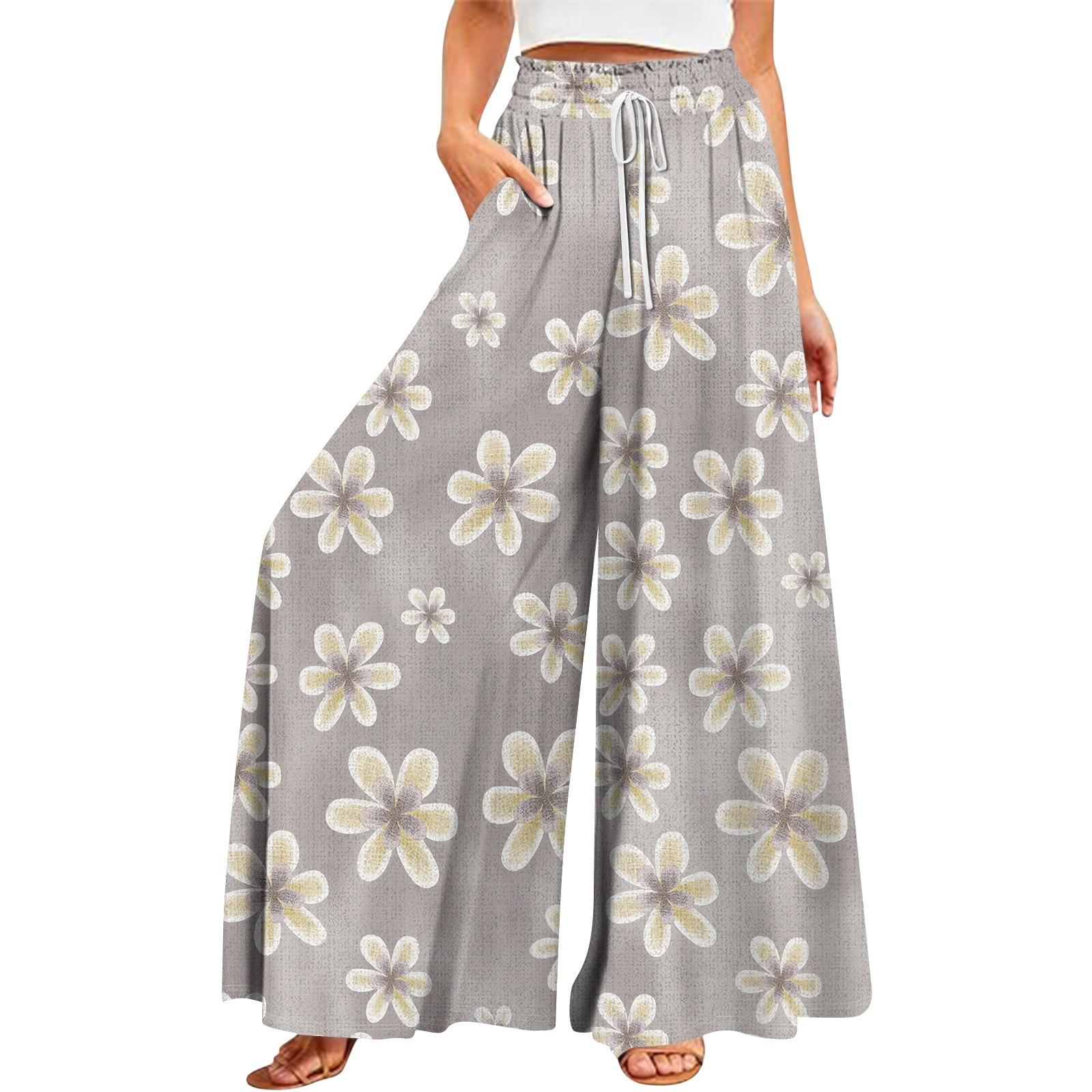 Женские летние широкие брюки с высокой талией и струящимися карманами, модные повседневные повседневные пляжные брюки в богемном стиле с принтом S хаки
Женские летние широкие брюки с высокой талией и струящимися карманами, модные повседневные повседневные пляжные брюки в богемном стиле с принтом S хаки