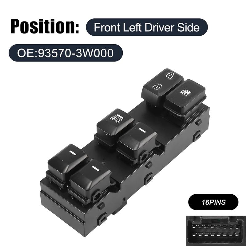 Electric Power Master Window Switch for KIA Sportage 2011-2016 Front Left Glass Lifter Control Regulator Button Car Accessories
Electric Power Master Window Switch for KIA Sportage 2011-2016 Front Left Glass Lifter Control Regulator Button Car Accessories
