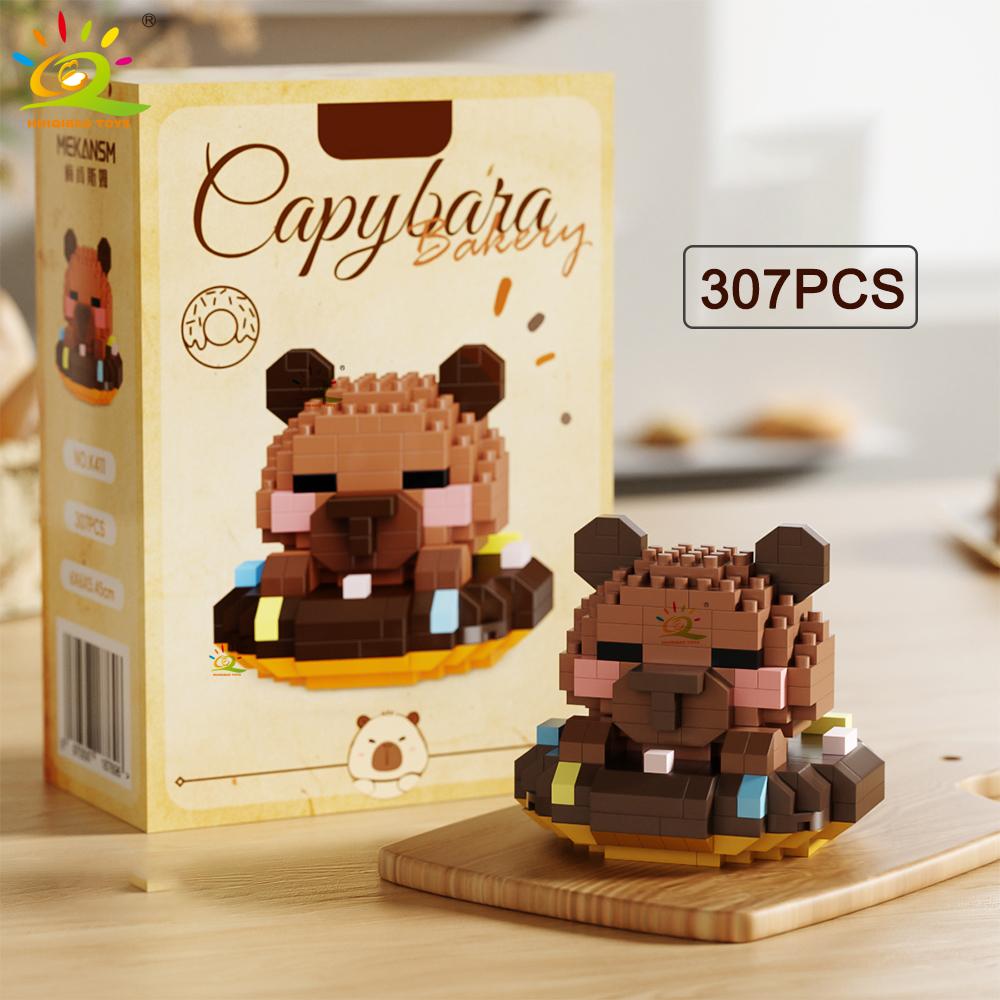 Moc Capybara Cavy Animal Micro Building Block Guinea Pig Mini Diamond Model Brick Toy For Children Desk Decor.
Moc Capybara Cavy Animal Micro Building Block Guinea Pig Mini Diamond Model Brick Toy For Children Desk Decor.